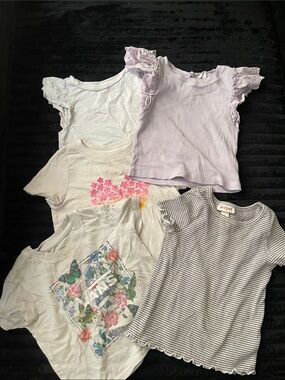 Toddler girl bundle play time shirts